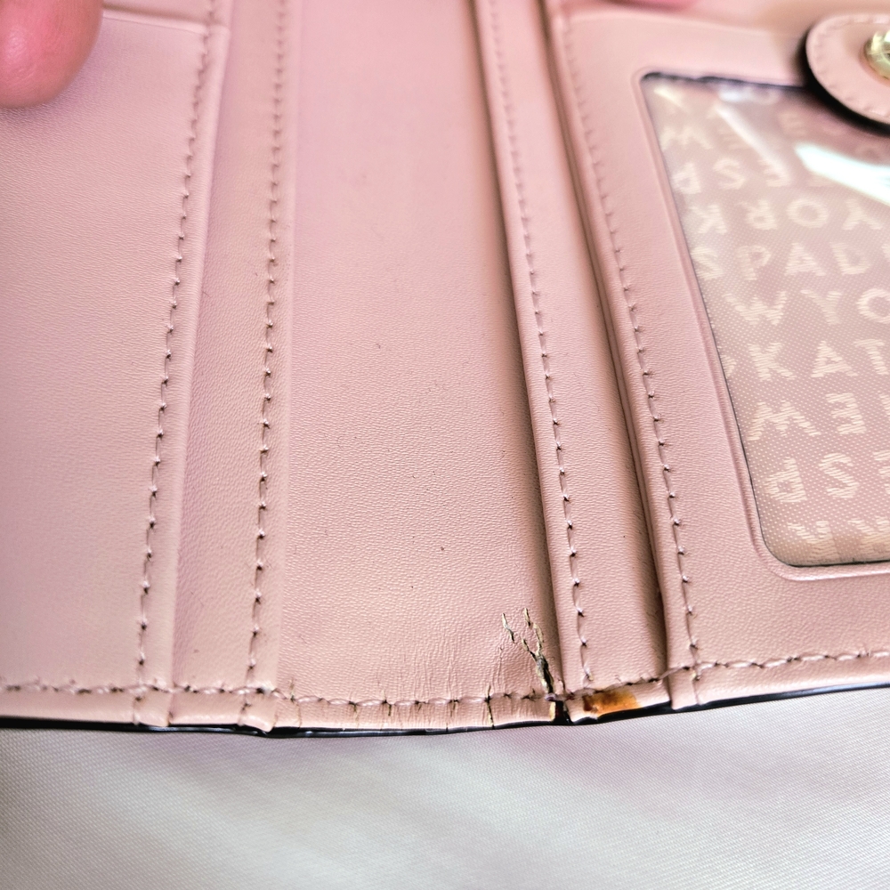 Kate Spade Charlotte Terrace Stacy Bifold Wallet / Fuschia / GUC - Picture 10 of 10